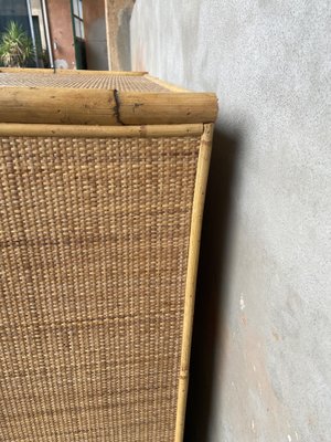 Mid-Century Modern Chest of Drawers in Rattan and Bamboo, 1970-DHH-1749712