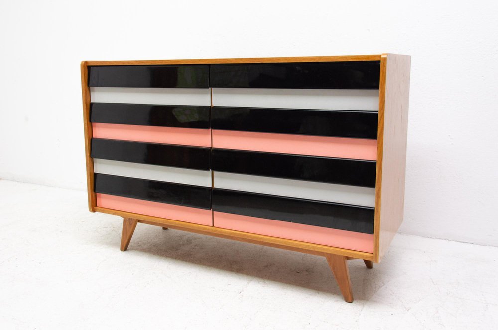 Mid-Century Modern Chest of Drawers No. U-453 by Jiří Jiroutek, Former Czechoslovakia, 1960s