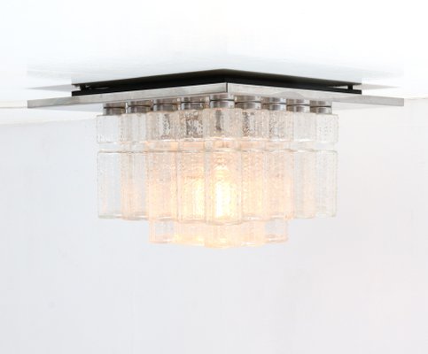 Mid-Century Modern Chrome Flush Mount Ceiling Light by Boris Tabacoff, 1970s-MY-1332918