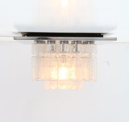 Mid-Century Modern Chrome Flush Mount Ceiling Light by Boris Tabacoff, 1970s-MY-1332918