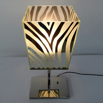 Mid-Century Modern Chrome Table Lamp-RY-1180360