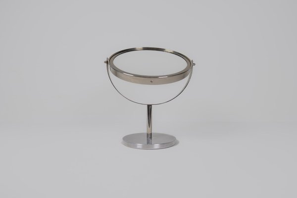 Mid-Century Modern Chrome Vanity Table Mirror by Hans-Agne Jakobsson, Sweden, 1960s-UYK-1768080