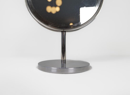 Mid-Century Modern Chrome Vanity Table Mirror by Hans-Agne Jakobsson, Sweden, 1960s-UYK-1768080