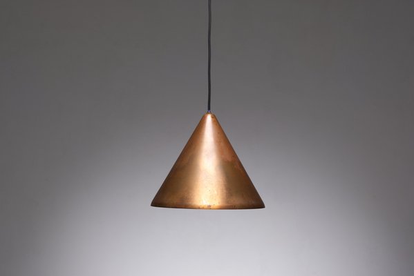 Mid-Century Modern Copper Lamp, 1960s-HZO-1070148