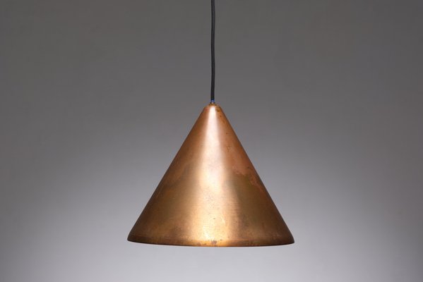 Mid-Century Modern Copper Lamp, 1960s-HZO-1070148