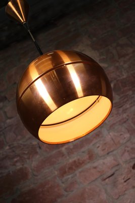 Mid-Century Modern Copper Pendant Lamp, 1960s, Denmark-DEK-932593