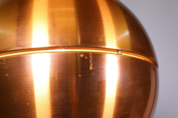 Mid-Century Modern Copper Pendant Lamp, 1960s, Denmark-DEK-932593