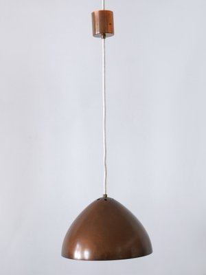 Mid-Century Modern Copper Pendant Lamp, Finland, 1950s-WPT-1755695