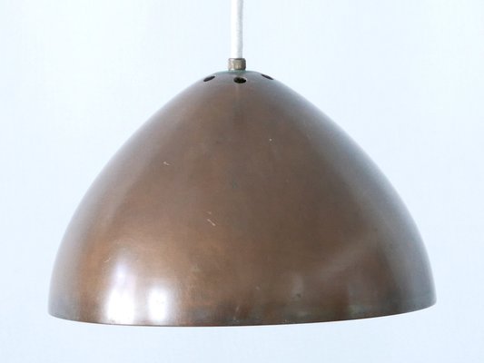 Mid-Century Modern Copper Pendant Lamp, Finland, 1950s-WPT-1755695