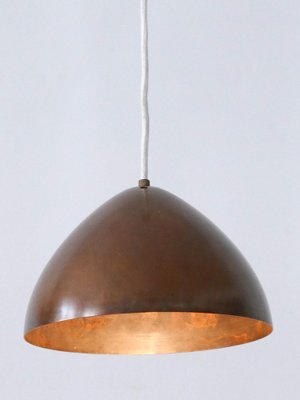 Mid-Century Modern Copper Pendant Lamp, Finland, 1950s-WPT-1755695