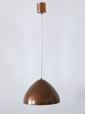 Mid-Century Modern Copper Pendant Lamp, Finland, 1950s-WPT-1755695