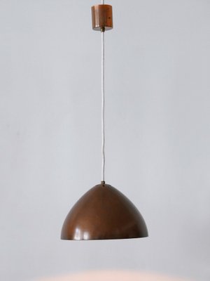 Mid-Century Modern Copper Pendant Lamp, Finland, 1950s-WPT-1755695