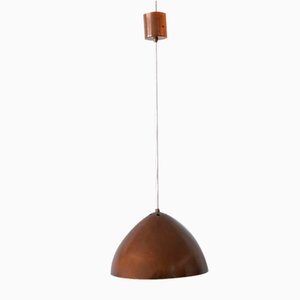 Mid-Century Modern Copper Pendant Lamp, Finland, 1950s-WPT-1755695