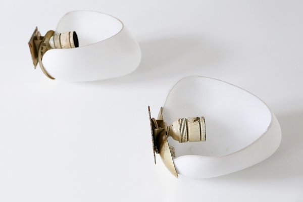 Mid-Century Modern Corno Sconce by Wilhelm Wagenfeld for Peill & Putzler, 1950s-WPT-844723