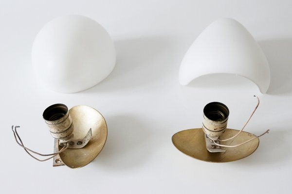 Mid-Century Modern Corno Sconce by Wilhelm Wagenfeld for Peill & Putzler, 1950s-WPT-844723