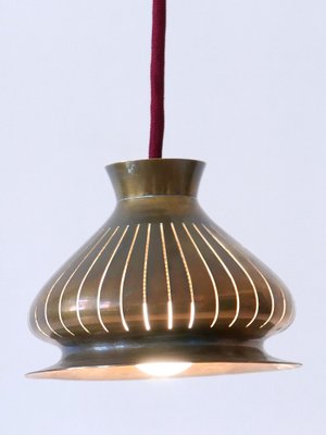 Mid-Century Modern Counterweight Brass Pendant Lamp, Germany, 1950s-WPT-1742347