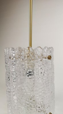 Mid-Century Modern Crystal Cylinder Pendant Lamp by Carl Fagerlund for Orrefors, 1960s-UYK-806911