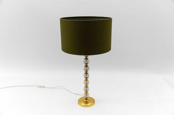 Mid-Century Modern Crystal Table Lamp Base, Germany, 1960s-KQB-1783286