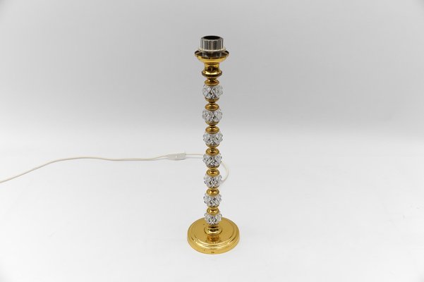 Mid-Century Modern Crystal Table Lamp Base, Germany, 1960s-KQB-1783286