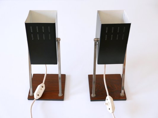 Mid-Century Modern Cube Table Lamps from Kaiser Leuchten, Germany, 1960s, Set of 2-WPT-2016096