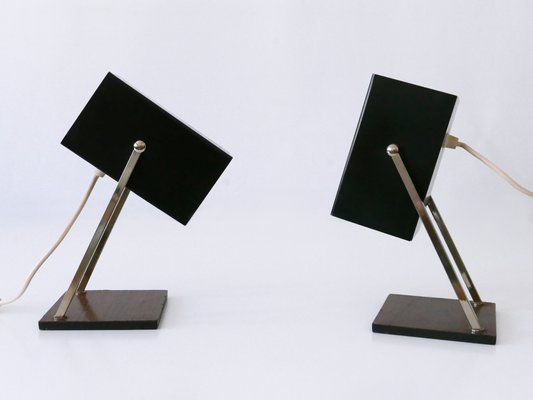 Mid-Century Modern Cube Table Lamps from Kaiser Leuchten, Germany, 1960s, Set of 2-WPT-2016096