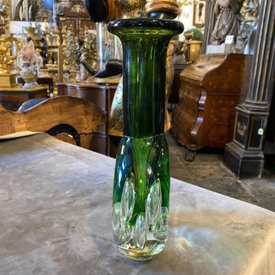 Mid-Century Modern Czech Sommerso Glass Vase, 1950s-NMK-1042440