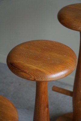 Mid-Century Modern Danish Bar Stools in Oak from Rainer Daumiller, 1960s, Set of 3-MXF-2041649