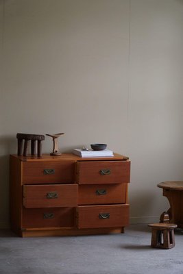 Mid-Century Modern Danish Chest of Drawers in Oregon Pine, 1950s-MXF-2024343