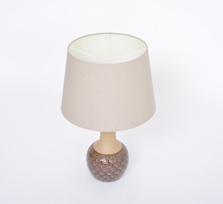 Mid-Century Modern Danish Lamp in Stoneware with Graphic Pattern from Soholm, 1970s-FN-1398816