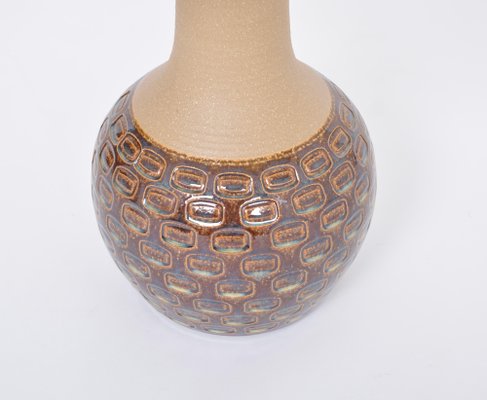 Mid-Century Modern Danish Lamp in Stoneware with Graphic Pattern from Soholm, 1970s-FN-1398816