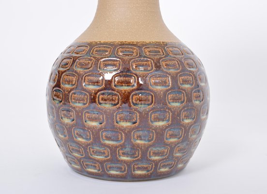 Mid-Century Modern Danish Lamp in Stoneware with Graphic Pattern from Soholm, 1970s-FN-1398816