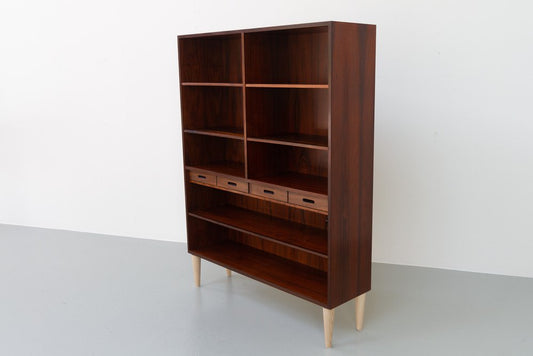 Mid-Century Modern Danish Rosewood Bookcase by Kai Winding for Hundevad & Co., 1960s