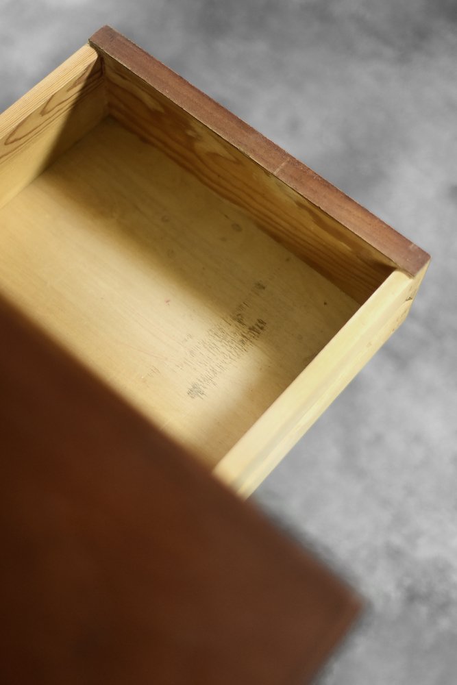 Mid-Century Modern Danish Scandinavian Teak Bilateral Desk with Drawers, 1960s