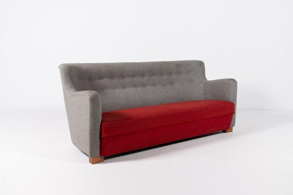 Mid-Century Modern Danish Sculptural Sofa, 1950s-KMC-1298846