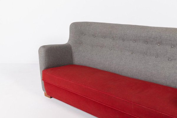 Mid-Century Modern Danish Sculptural Sofa, 1950s-KMC-1298846