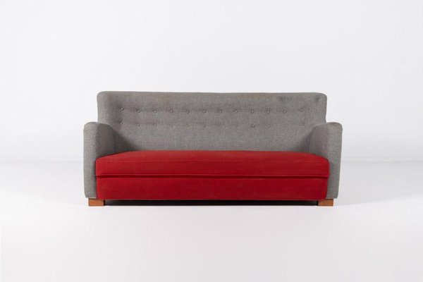 Mid-Century Modern Danish Sculptural Sofa, 1950s-KMC-1298846