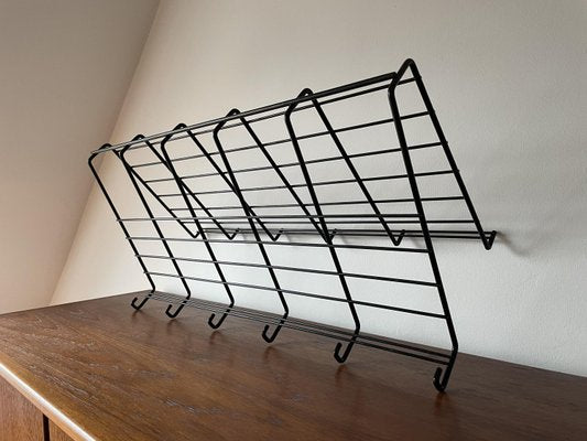 Mid-Century Modern Danish String Hanging Shelf with Hat Rack-WSA-877765