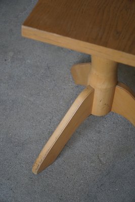 Mid-Century Modern Danish Swivel Tripod Stool in Elm, 1970s-MXF-1704415