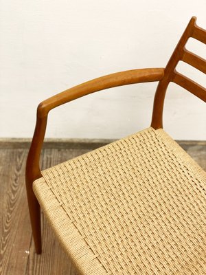 Mid-Century Modern Danish Teak Armchair Model 62 by Niels O. Møller for J. L. Moller, Denmark, 1960s-DOY-1093256