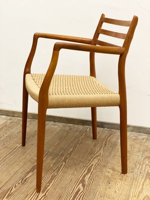 Mid-Century Modern Danish Teak Armchair Model 62 by Niels O. Møller for J. L. Moller, Denmark, 1960s-DOY-1093256