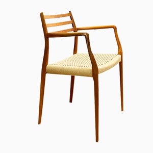 Mid-Century Modern Danish Teak Armchair Model 62 by Niels O. Møller for J. L. Moller, Denmark, 1960s-DOY-1093256