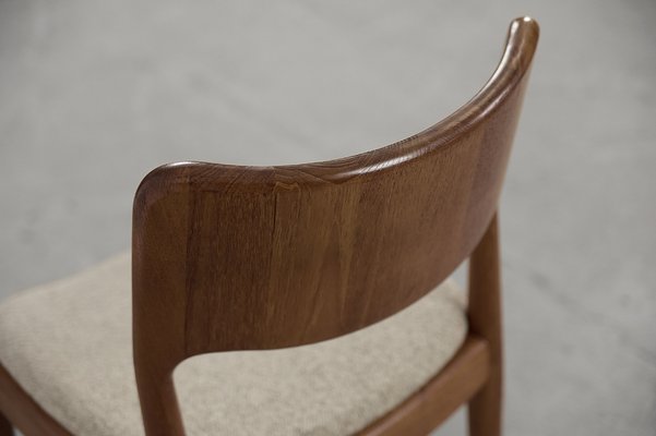 Mid-Century Modern Danish Teak Dining Chairs from Glostrup Møbelfabrik, 1960s, Set of 4-ZAA-1172135