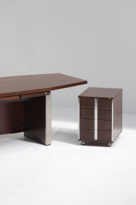 Mid-Century Modern Desk by Desk Ennio Fazioli & Technical Office for Mim, Italy, Set of 2-CF-1366713