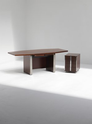 Mid-Century Modern Desk by Desk Ennio Fazioli & Technical Office for Mim, Italy, Set of 2-CF-1366713