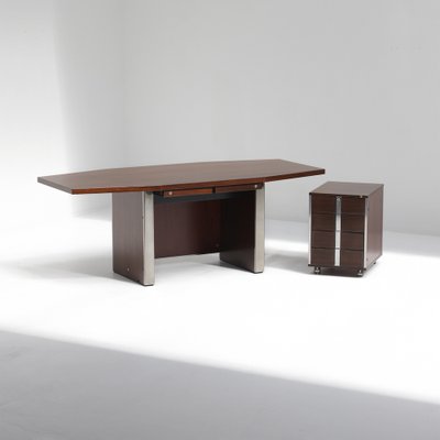 Mid-Century Modern Desk by Desk Ennio Fazioli & Technical Office for Mim, Italy, Set of 2-CF-1366713