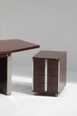 Mid-Century Modern Desk by Desk Ennio Fazioli & Technical Office for Mim, Italy, Set of 2-CF-1366713