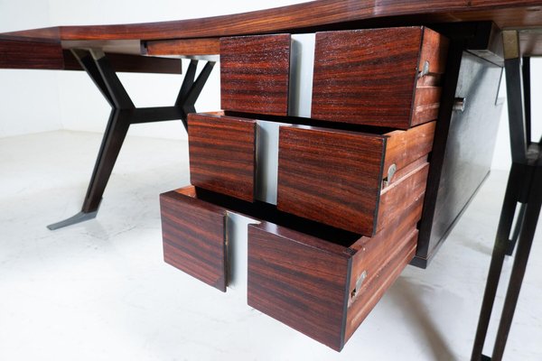 Mid-Century Modern Desk by Ico Parisi for Mim Roma, 1950s-FGA-1790134