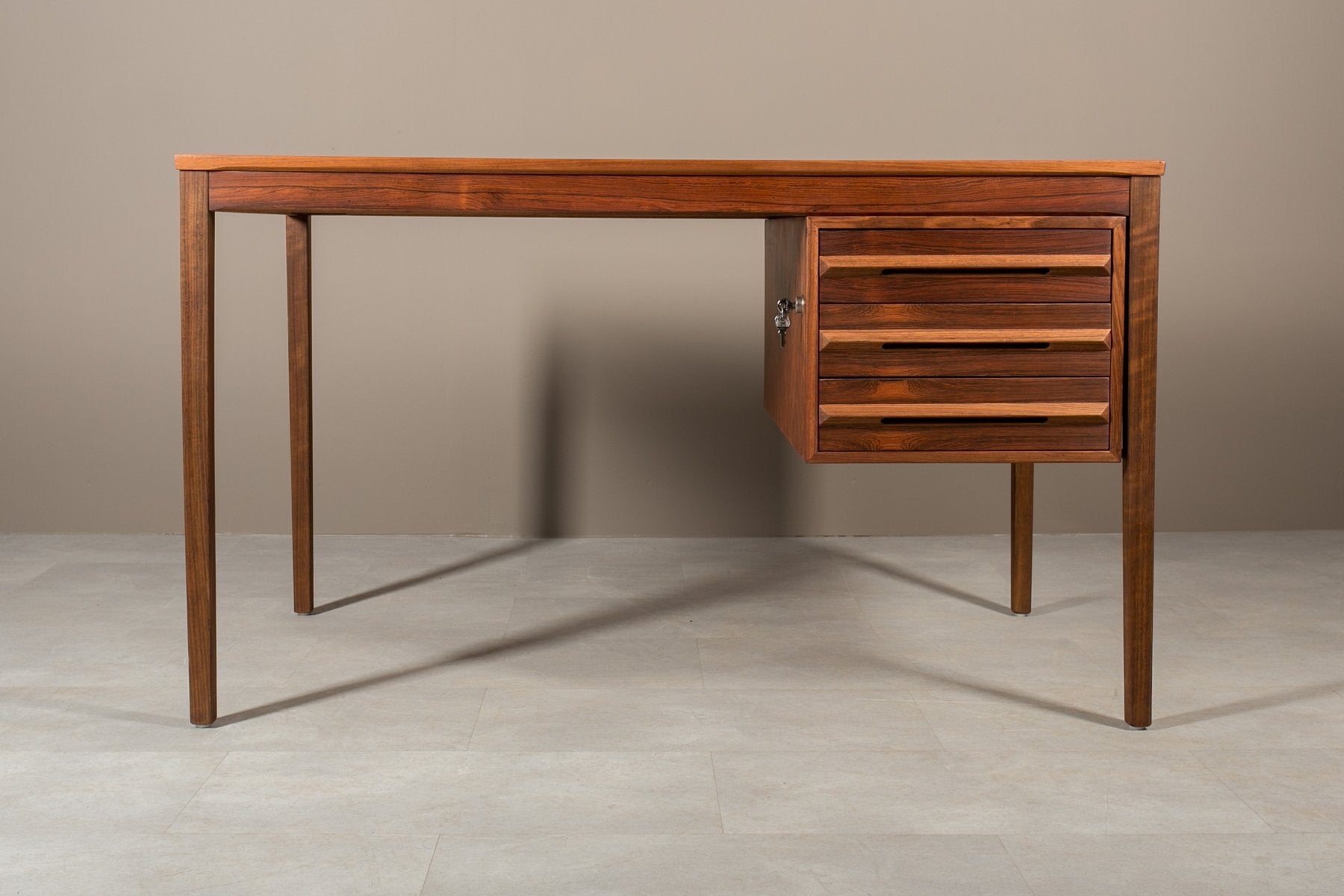 Mid-Century Modern Desk by Torbjorn Afdal for Bruksbo, 1960s