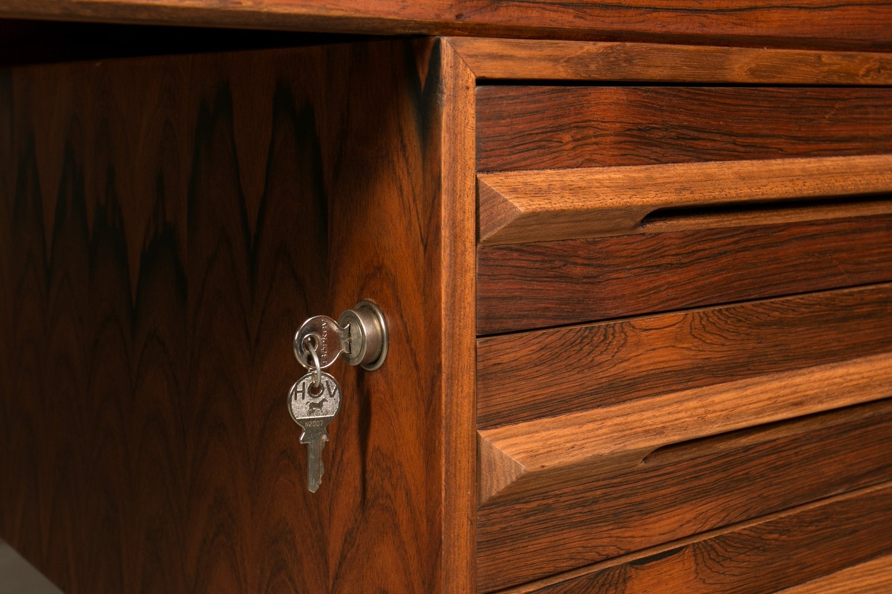 Mid-Century Modern Desk by Torbjorn Afdal for Bruksbo, 1960s