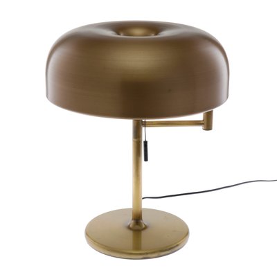 Mid-Century Modern Desk or Table Lamp in Burnished Brass from Swiss Lamps International, 1970s-QBR-996755